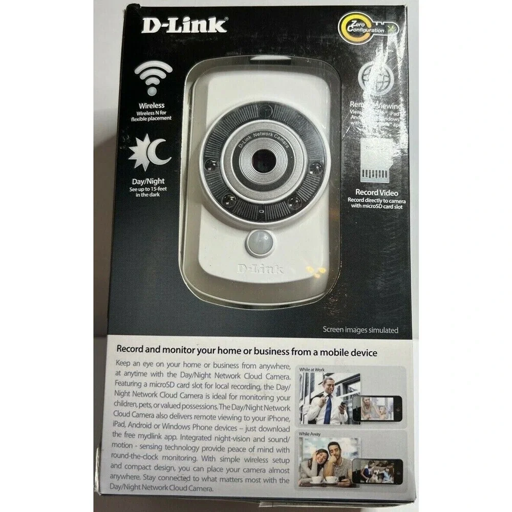 D-Link Record & Playback Wi-Fi Camera with Remote Viewing (DCS-942L)